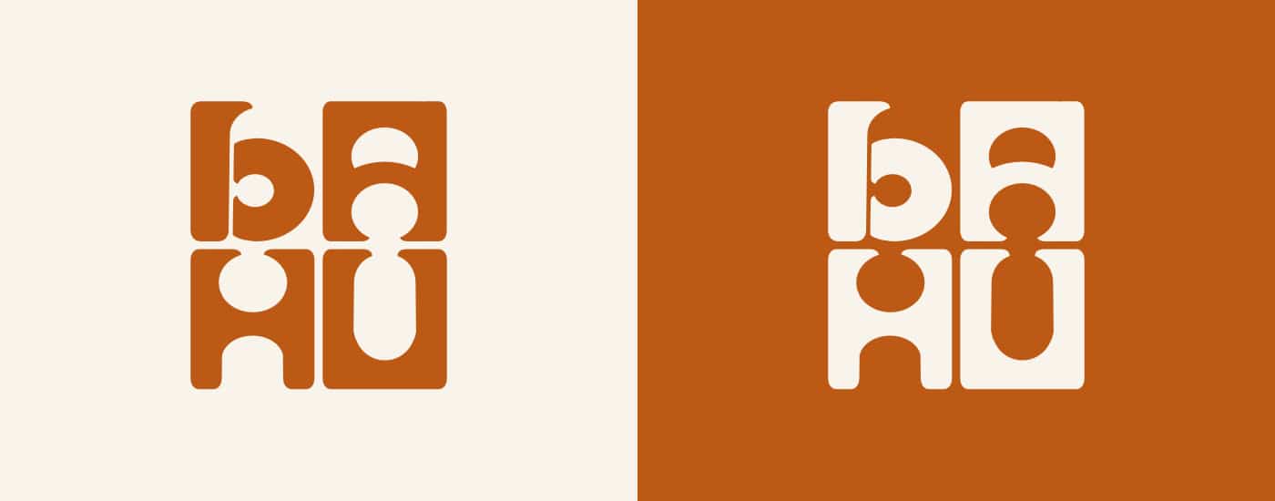 Logo BAHU - Brandind conçu par Mijie Design - Johanne Miet