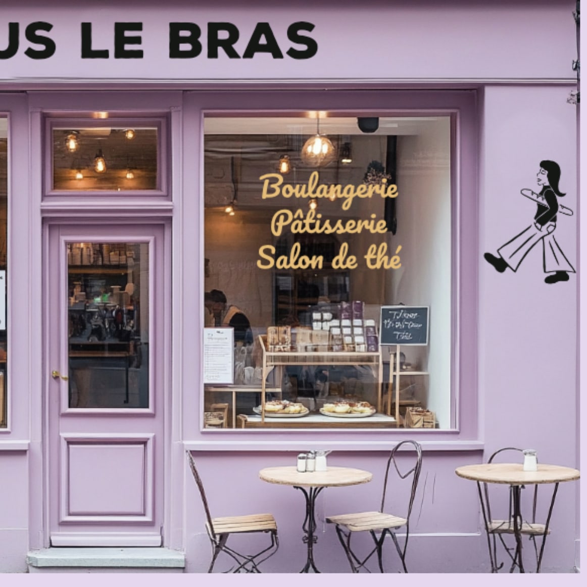 Sous Le Bras-Boulangerie-Devanture-Identité Visuelle Sous Le Bras-Boulangerie-Devanture-Identité Visuelle