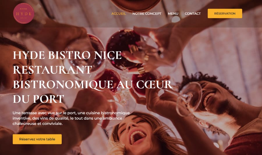 Mijie-Design-Site-Web-Vitrine-HydeBistro-restaurant-Webdesign-PME